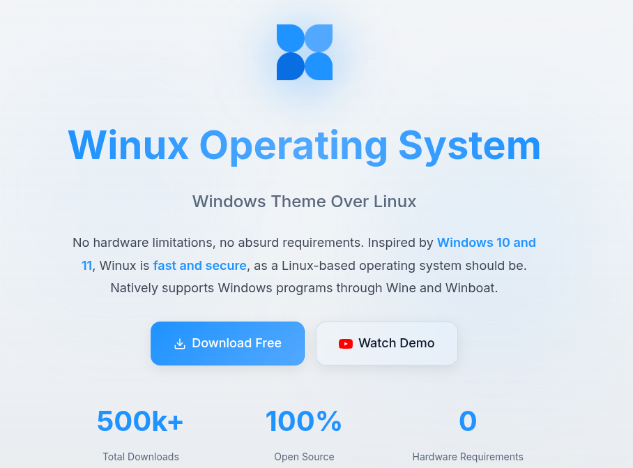 Winux - Better than Windows11